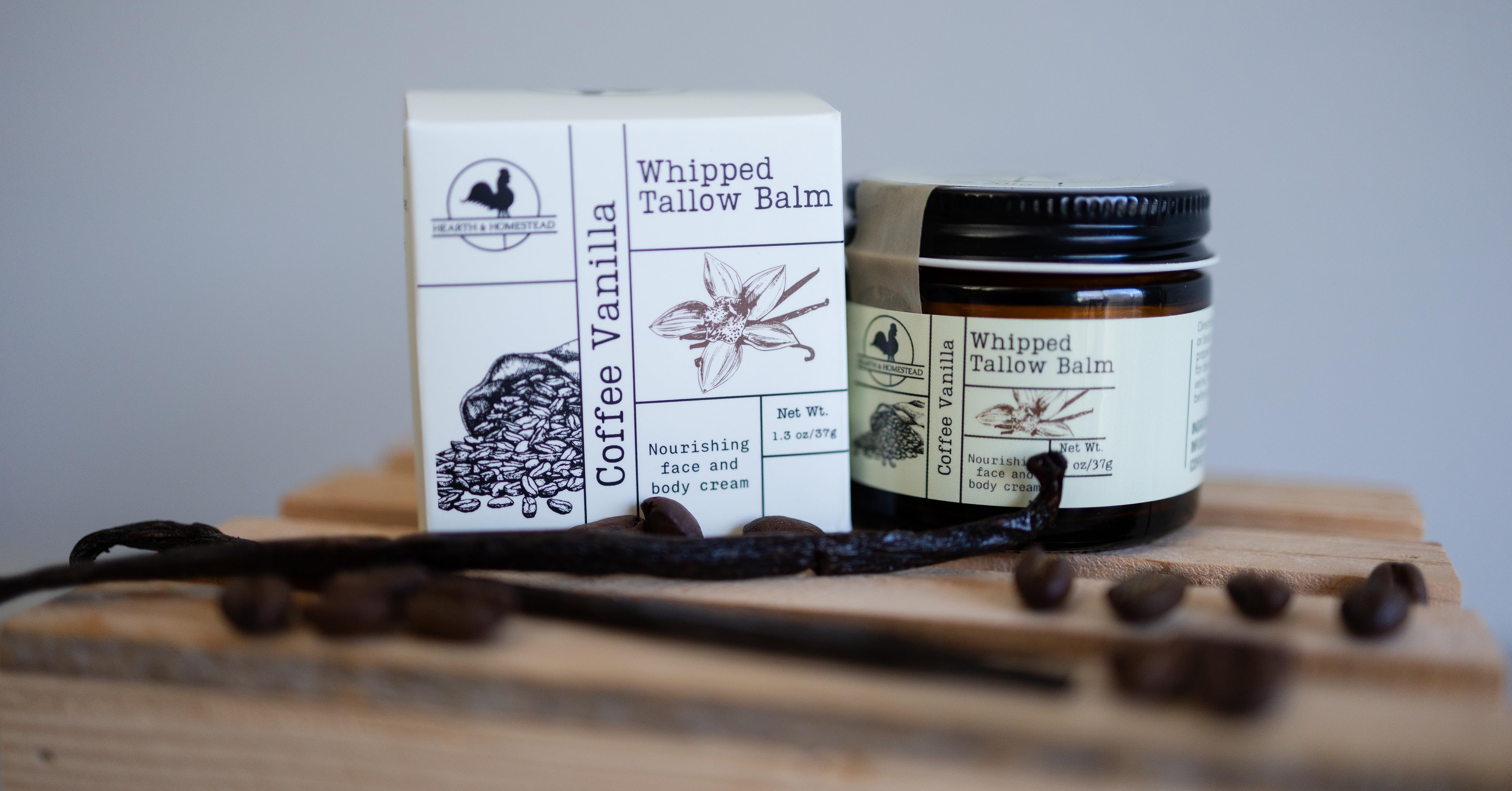 Natural tallow balm lifestyle imagery