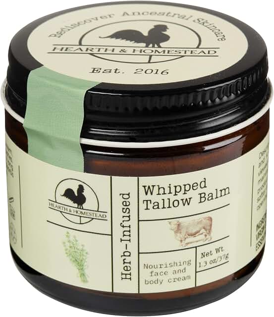 Unscented whipped tallow balm